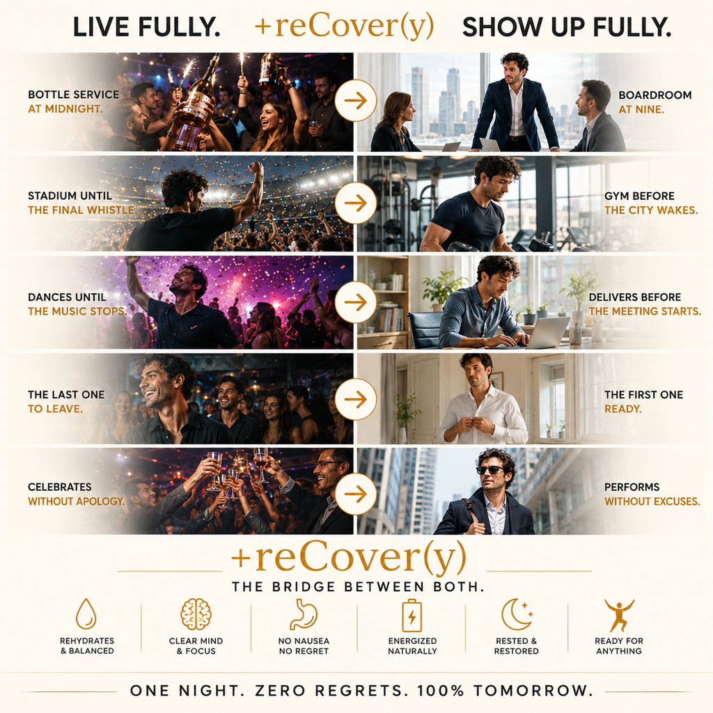 +reCover(y) Wellness HangOver Kit For Parties, Weddings, Girls Trips, Bachelor, Festivals